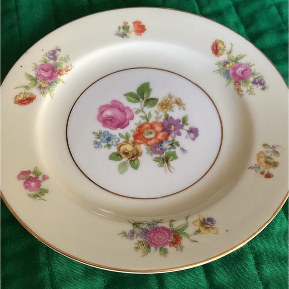 ROSE CHINA made OCCUPIED JAPAN, Dresden floral design, 4 set $45 - Picture 2 of 8